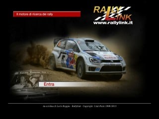 Screenshot sito: Rally Link