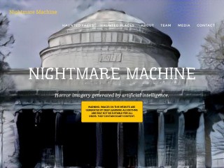 Screenshot sito: Nightmare Machine