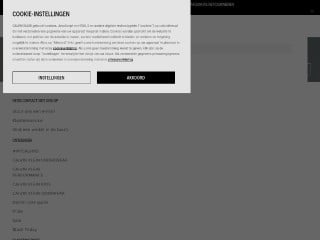 Screenshot sito: Calvin Klein