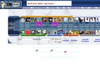 Screenshot sito: CMfantasports.com