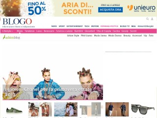 Screenshot sito: FashionBlog
