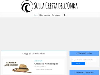 Screenshot sito: Sullacrestadellonda