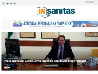 Screenshot sito: InSanitas