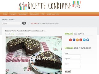 Screenshot sito: Ricettecondivise.it