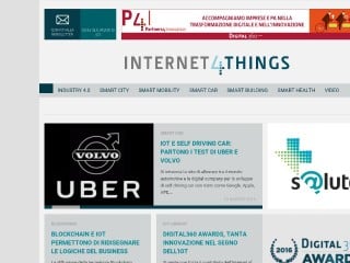 Screenshot sito: Internet 4 things