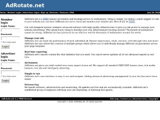 Screenshot sito: AdRotate