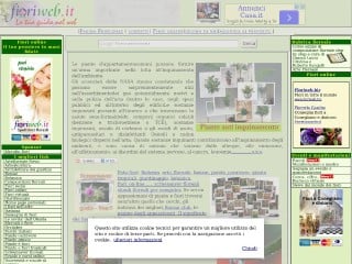 Screenshot sito: Fiori Web