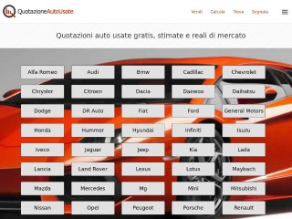 Screenshot sito: Quotazioneautousate.com