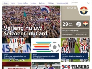 Screenshot sito: Willem II