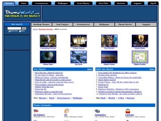 Screenshot sito: Theme World