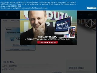 Screenshot sito: Italia 1