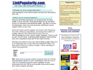 Linkpopularity.com