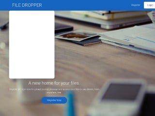 Screenshot sito: Filedropper.com