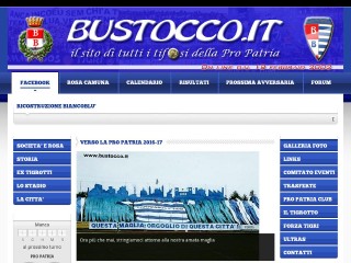 Screenshot sito: Bustocco.it