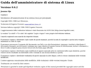 Guida dell'amministratore di sistema di Linux
