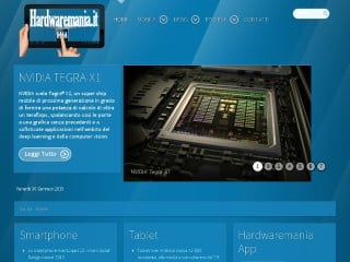 Screenshot sito: Hardwaremania.it