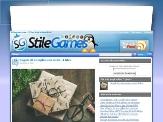 Screenshot sito: StileGames