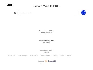 Web2pdf convert