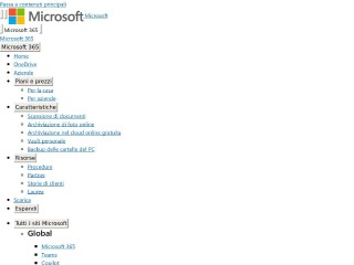 Screenshot sito: Microsoft OneDrive
