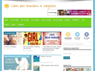 Screenshot sito: Libri per bambini e ragazzi
