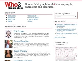Screenshot sito: Who2.com