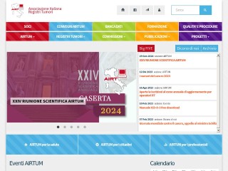 Screenshot sito: Registri-Tumori.it