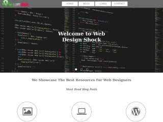 Screenshot sito: WebDesignShock