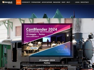 Screenshot sito: Blender.it