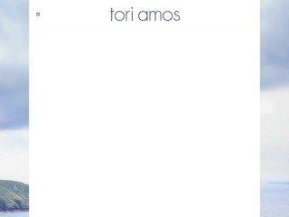 Screenshot sito: Tori Amos