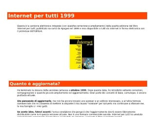 Screenshot sito: Internet per tutti