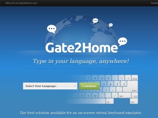 Screenshot sito: Gate2home
