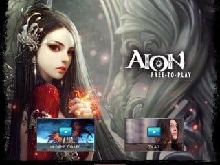 Screenshot sito: AION