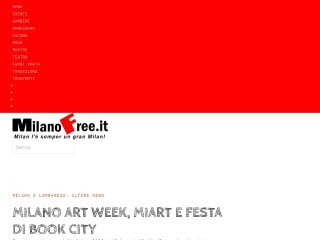 Screenshot sito: Milanofree.it