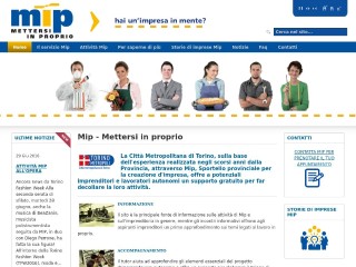 Screenshot sito: Mettersinproprio.it
