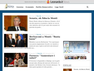 Screenshot sito: Mondopoliticablog.com