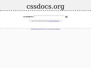 CSSdocs.org