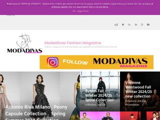Screenshot sito: Photodivas Fashion Line