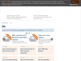 Screenshot sito: Guide ai Linguaggi Estensibili