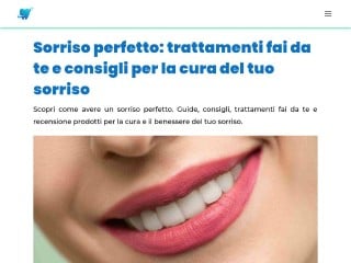 Screenshot sito: Sorriso Perfetto