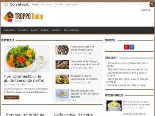 Screenshot sito: TroppoDolce.it
