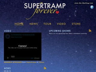 Screenshot sito: Supertramp