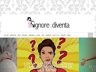Screenshot sito: Signoresidiventa