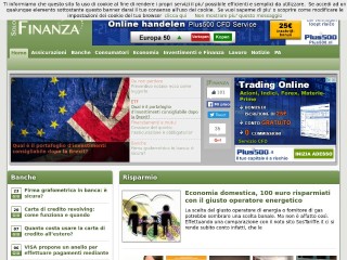 Screenshot sito: Solofinanza.it