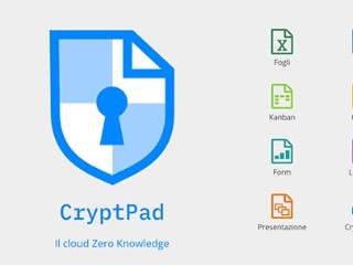 Screenshot sito: CryptPad