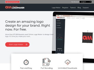 Screenshot sito: Online Logo Maker
