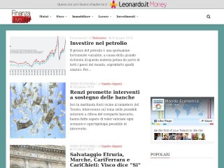 Screenshot sito: Finanzalive