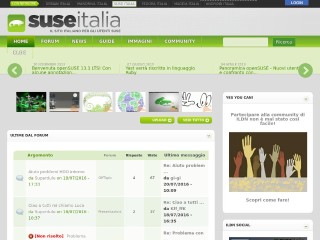 Screenshot sito: Suse Italia