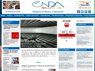 Screenshot sito: Onda Musicale