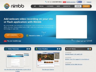 Screenshot sito: Nimbb