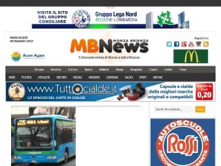 Screenshot sito: MBnews
